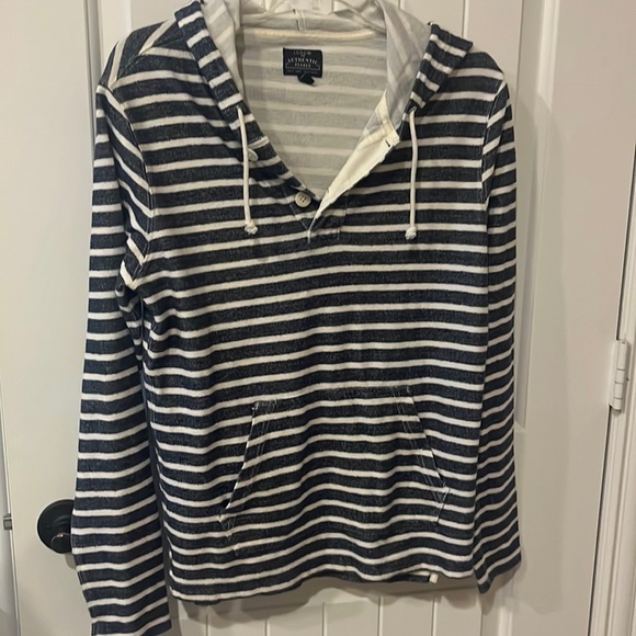 J Crew striped hoodie - Picture 1 of 1